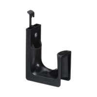 Sujetador STRONGHOLD tipo J (J-PRO), Con Grapa para Montaje, Hasta 46 Cables Cat6, Nylon 6.6, Color Negro, 1 pieza