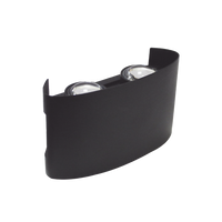 Lámpara Arbotante 4 W 220 lm / Dimensiones 120 x 80 x 40 mm / 85 - 265 Vca~ 50/60Hz / Luz Cálida 2 700 K / Uso en exterior IP 54.