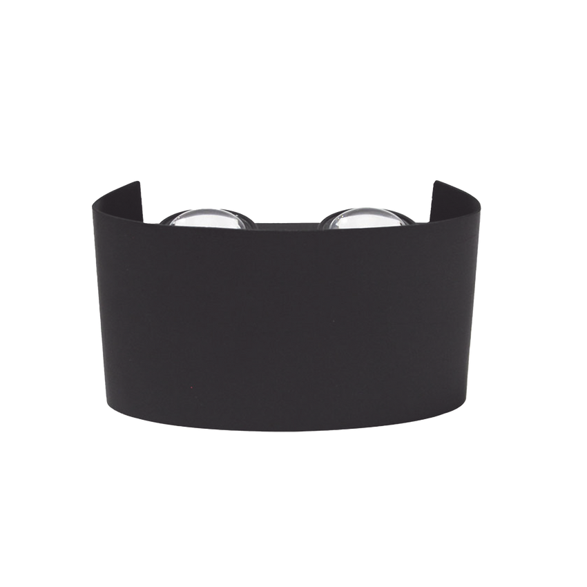 Lámpara Arbotante 4 W 220 lm / Dimensiones 120 x 80 x 40 mm / 85 - 265 Vca~ 50/60Hz / Luz Cálida 2 700 K / Uso en exterior IP 54.