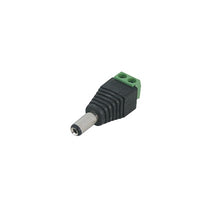 Adaptador Macho Tipo Jack de 3.5 mm Polarizado de 12 Vcc / Terminales Tipo Tornillo / Polarizado (+/-) / Ideal para Cámaras de Video Vigilancia.