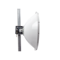Antena Direccional de Alto Rendimiento/ Parábola profunda para mayor aislamiento al ruido / 29 ± 1 dBi / 4.9 - 6.4 GHz / Conectores N-Hembra / Fácil Montaje y Soporte de acero inoxidable / Radomo Incluido
