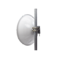 Antena Direccional de Alto Rendimiento/ Parábola profunda para mayor aislamiento al ruido / 29 ± 1 dBi / 4.9 - 6.4 GHz / Conectores N-Hembra / Fácil Montaje y Soporte de acero inoxidable / Radomo Incluido