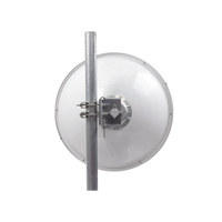 Antena Direccional de Alto Rendimiento/ Parábola profunda para mayor aislamiento al ruido / 29 ± 1 dBi / 4.9 - 6.4 GHz / Conectores N-Hembra / Fácil Montaje y Soporte de acero inoxidable / Radomo Incluido