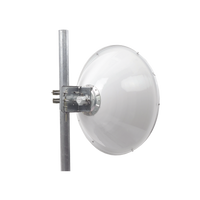Antena Direccional de Alto Rendimiento/ Parábola profunda para mayor aislamiento al ruido / 29 ± 1 dBi / 4.9 - 6.4 GHz / Conectores N-Hembra / Fácil Montaje y Soporte de acero inoxidable / Radomo Incluido