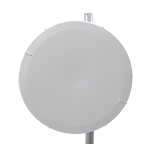 Antena Direccional de Alto Rendimiento/ Parábola profunda para mayor aislamiento al ruido / 29 dBi / 4.9 - 6.4 GHz / Conector de guía de onda para radios B5x y C5x / Fácil Montaje y Soporte de acero inoxidable / Radomo Incluido