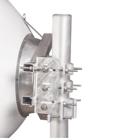 Antena Direccional de Alto Rendimiento/ Parábola profunda para mayor aislamiento al ruido  / 3 ft / 4.9 a 6.1 GHz / Ganancia de 32.1 ± 1 dBi / Soporte de acero inoxidable / polaridad en 90 ° y 45 ° / Incluye montaje.