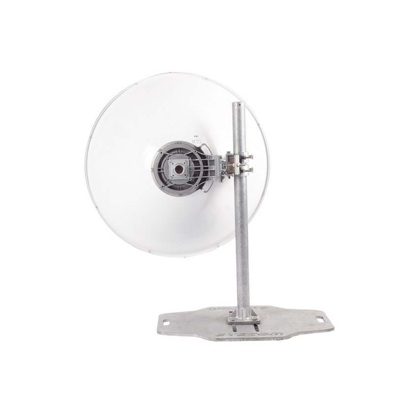 Antena Direccional de Alto Rendimiento/ Parábola profunda para mayor aislamiento al ruido/ Conector guía de onda para radio C5x y B5x / 3 ft / 4.9 a 6.4 GHz / Ganancia de 32 dBi / Soporte de acero inoxidable / Incluye montaje.