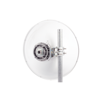 Antena Direccional de Alto Rendimiento/ Parábola profunda para mayor aislamiento al ruido/ Conector guía de onda para radio C5x y B5x / 3 ft / 4.9 a 6.4 GHz / Ganancia de 32 dBi / Soporte de acero inoxidable / Incluye montaje.