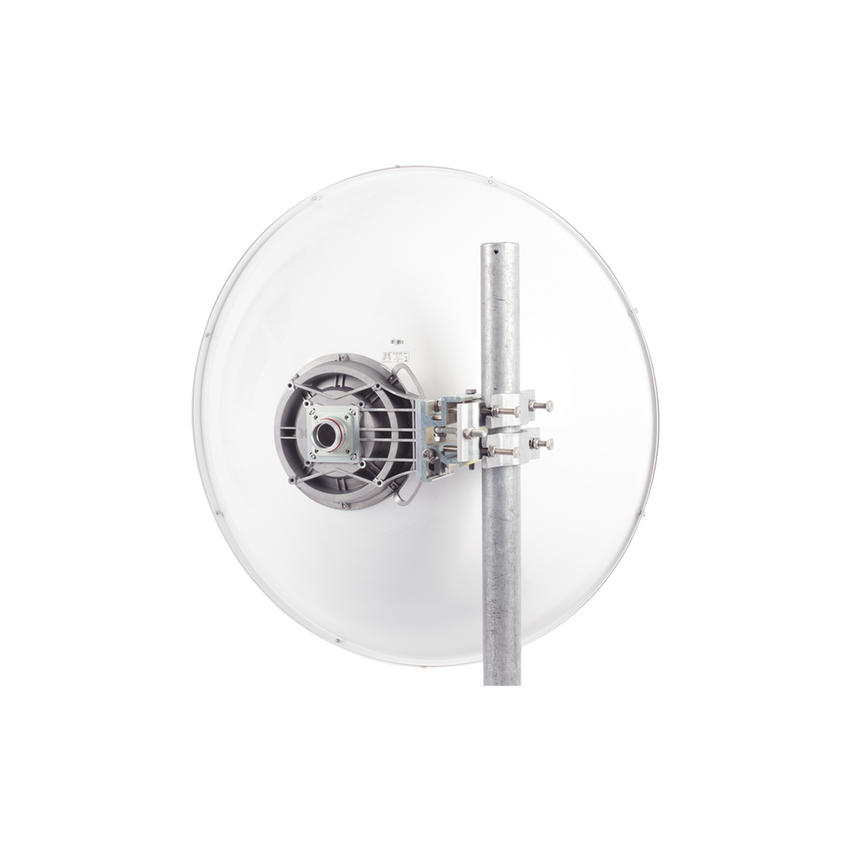 Antena Direccional de Alto Rendimiento/ Parábola profunda para mayor aislamiento al ruido/ Conector guía de onda para radio C5x y B5x / 3 ft / 4.9 a 6.4 GHz / Ganancia de 32 dBi / Soporte de acero inoxidable / Incluye montaje.