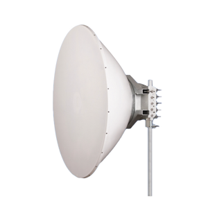 Antena direccional Alto Rendimiento / Parábola profunda para mayor aislamiento al ruido /6 ft / 4.9 a 6.4 GHz /  / Ganancia de 38 dBi / Soporte de acero inoxidable / Polaridad en 90 ° y 45 ° / Incluye montaje.