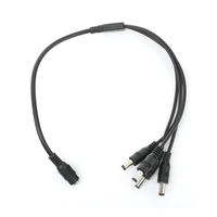 Cable con Conector Jack Hembra de 3.5 mm con 4 Salidas de Jack Macho (Divisor de Energía) / Tipo Pulpo / 4 Conectores Macho / 1 Conector Hembra / Jack de 3.5 mm