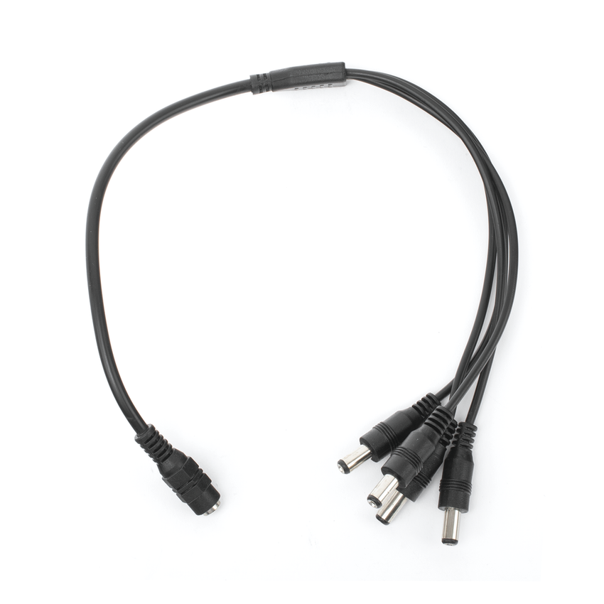 Cable con Conector Jack Hembra de 3.5 mm con 4 Salidas de Jack Macho (Divisor de Energía) / Tipo Pulpo / 4 Conectores Macho / 1 Conector Hembra / Jack de 3.5 mm