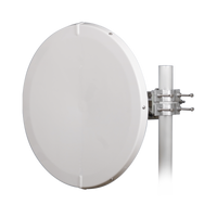 Antena Direccional de Alto Rendimiento / 31 dBi / 2 ft / 5.9-7 GHz / Conectores RP-SMA / Alto Aislamiento al Ruido / Fácil Montaje y herraje de acero inoxidable /  Radomo Incluido