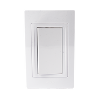 Apagador Sencillo de 127 V 10 A /Color Blanco.