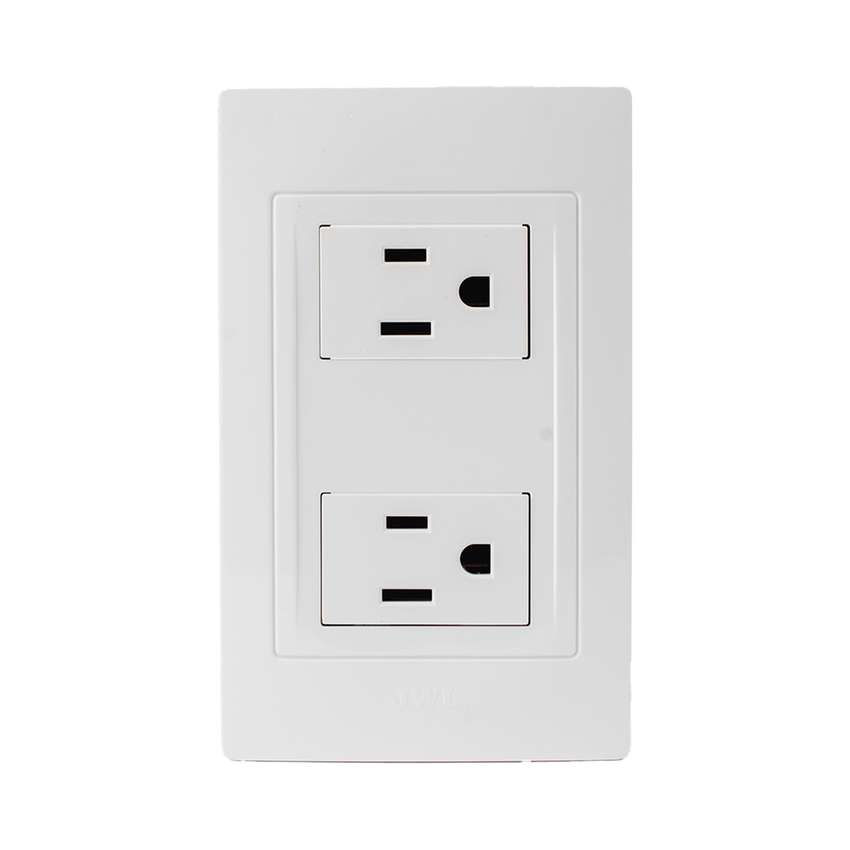 Contacto Dúplex de 127 V~60 HZ 15 A / Color Blanco.