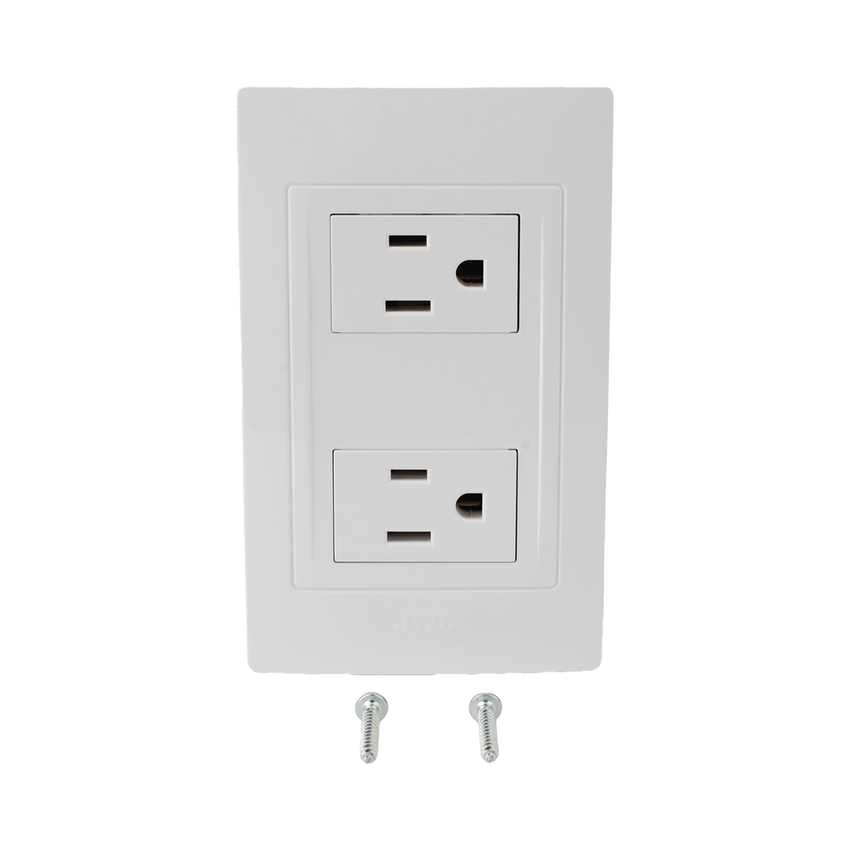 Contacto Dúplex de 127 V~60 HZ 15 A / Color Blanco.