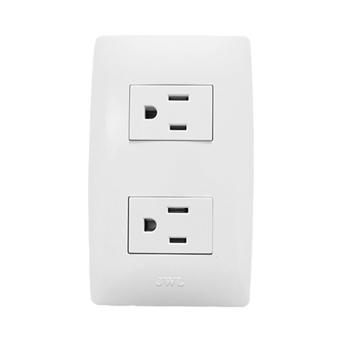 Contacto Dúplex de 127 V~60 HZ 15 A / Color Blanco.