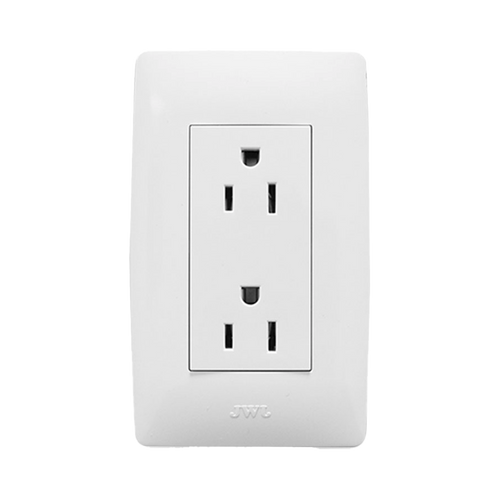 Contacto Dúplex de 127 V~60 Hz 15 A / Color Blanco.