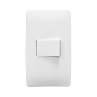 Apagador Sencillo de 127 V~60 Hz 10 A / Color Blanco.