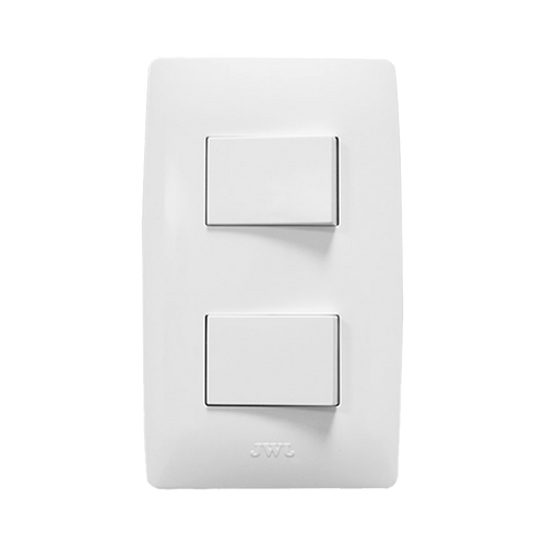 Apagador Escalera Doble de 127 V~60 Hz 10 A/ Color Blanco.