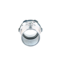 Conector 1" (25mm) pared delgada con tornillo tipo americano galvanizado etiqueta verde