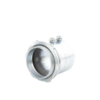 Conector 3/4" (19mm) pared delgada con tornillo tipo americano galvanizado etiqueta verde