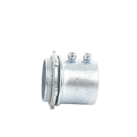 Conector 3/4" (19mm) pared delgada con tornillo tipo americano galvanizado etiqueta verde