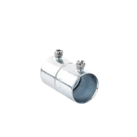 Cople 3/4" (19mm) Pared Delgada Con Tornillo (Tipo Americano) Galvanizado, Etiqueta Verde.