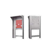 Cubierta o Housing Color Gris Para dispositivos de Control de Acceso / Medidas 250 x 133 x 80 mm /Compatible con Teclados, Videoporteros, Biométricos, Etc.
