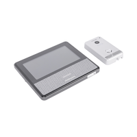 KIT DE VIDEOPORTERO IP COLOR NEGRO / Apertura con app / Súper elegante / Monitor WIFI / Alimentación 110vca