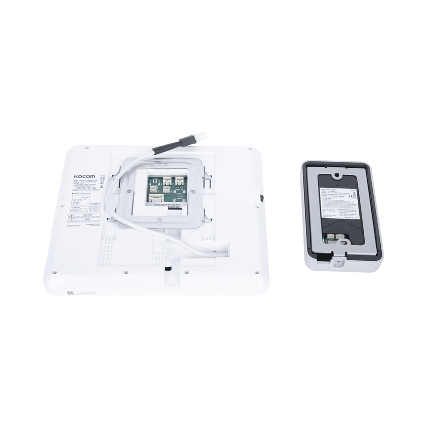 KIT DE VIDEOPORTERO IP COLOR BLANCO / Apertura con app / Súper elegante / Monitor WIFI /  Alimentación 110vca