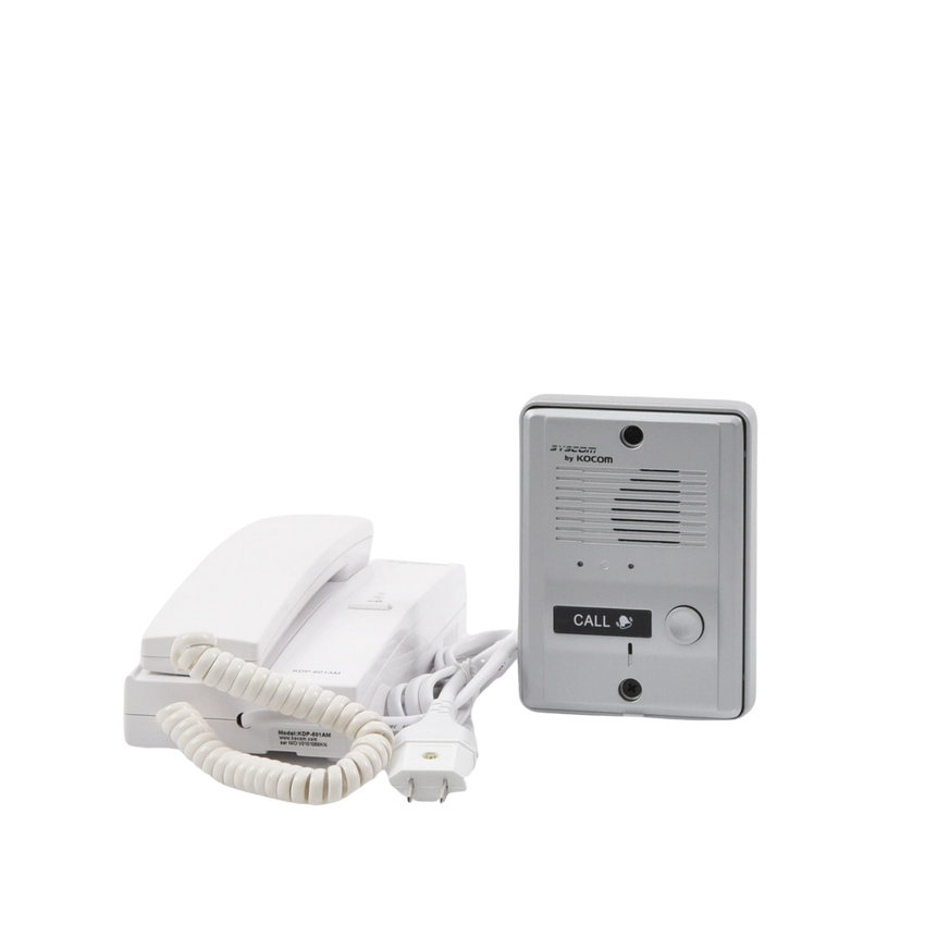 Kit de audio portero con un auricular (expandible hasta 3 auriculares)