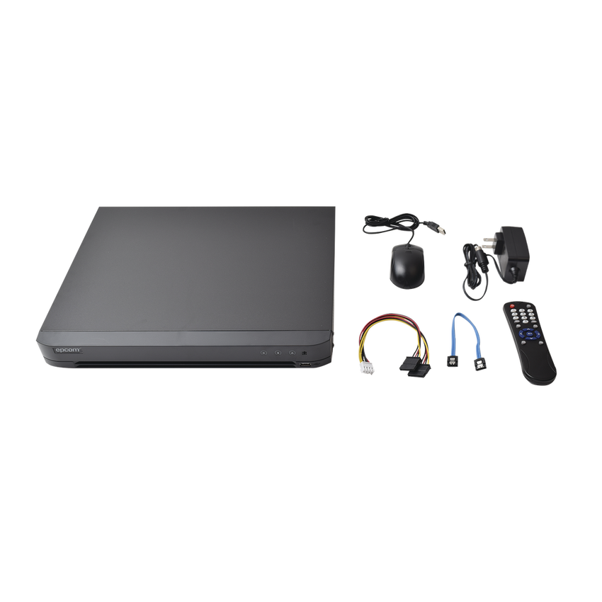 KIT TurboHD 1080p / DVR 8 Canales / 4 Cámaras Bala (exterior 2.8 mm) / 4 Cámaras Eyeball (exterior 2.8 mm) / Transceptores / Conectores / Fuente de Poder Profesional hasta 15 Vcc para Largas Distancias