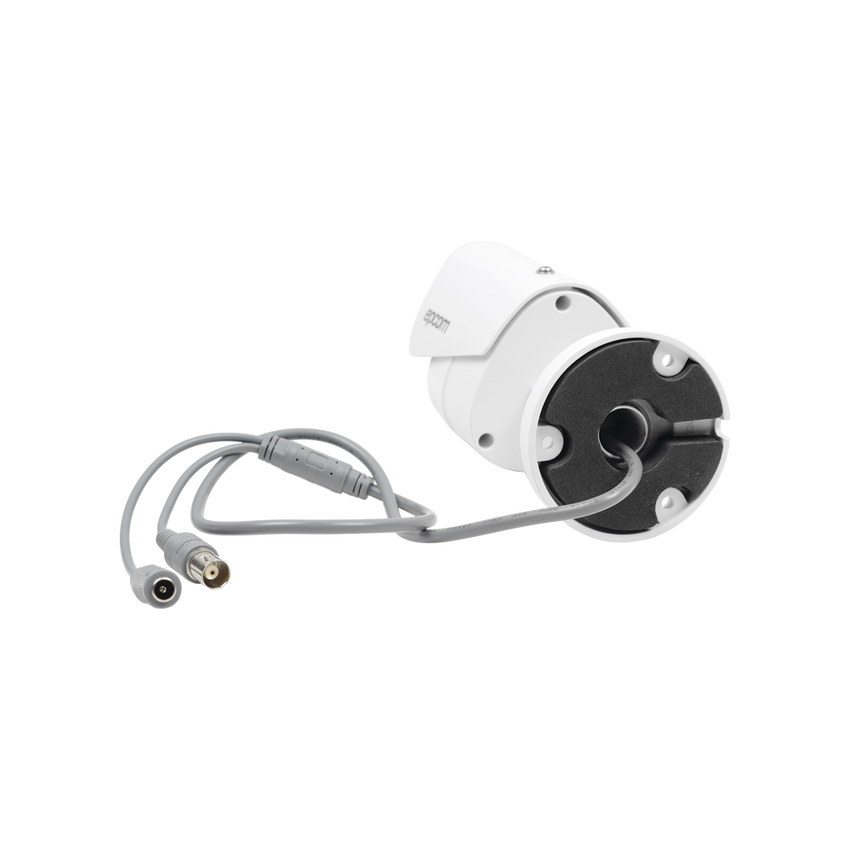 KIT TurboHD 1080p / DVR 8 Canales / 4 Cámaras Bala (exterior 2.8 mm) / 4 Cámaras Eyeball (exterior 2.8 mm) / Transceptores / Conectores / Fuente de Poder Profesional hasta 15 Vcc para Largas Distancias