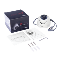 KIT TurboHD 1080p / DVR 8 Canales / 4 Cámaras Bala (exterior 2.8 mm) / 4 Cámaras Eyeball (exterior 2.8 mm) / Transceptores / Conectores / Fuente de Poder Profesional hasta 15 Vcc para Largas Distancias