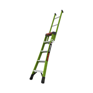 Escalera de Tijera 3 en 1 de 1.5 Metros, Fibra de Vidrio (SKU13906-001). Hecha en E.U.A. (Versión 2.0)