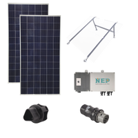 Kit Solar para Interconexión de 550 W de Potencia, 127 Vca con Microinversores y Paneles Policristalinos.