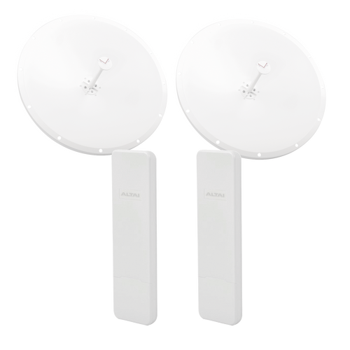 Kit de Enlace Completo PTP en 5 GHz, Hasta 20 km, con el Modelo Conectorizado C1XAN y Antena Direccional de 28 dBi Modelo TXP-D4865-28-SMA, Administración en Nube Gratis con INSIGHTS