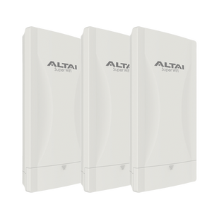 Kit de 3 Puntos de Acceso C260-S WiFi 6 con Antena Sectorial de 80° de Apertura, Cobertura de Hasta 600 m,  MIMO 2x2, Doble Banda, Hasta 574 Mbps en 2.4 GHz y Hasta 2402 Mbps en 5 GHz,  Administración en Nube Gratis con INSIGHTS