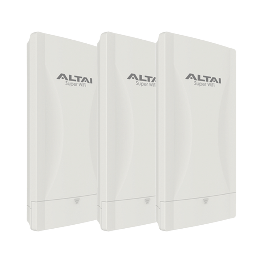Kit de 3 Puntos de Acceso C260-S WiFi 6 con Antena Sectorial de 80° de Apertura, Cobertura de Hasta 600 m,  MIMO 2x2, Doble Banda, Hasta 574 Mbps en 2.4 GHz y Hasta 2402 Mbps en 5 GHz,  Administración en Nube Gratis con INSIGHTS