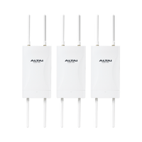 Kit de 3 Puntos de Acceso WiFi 6 y PTMP Omnidireccional, Doble Banda Simultanea en 2.4 y 5 GHz, Hasta 300 m de Cobertura WiFi, Hasta 2.976 Gbps, Hasta 256 Usuarios Concurrentes, Administración en Nube Gratis con INSIGHTS