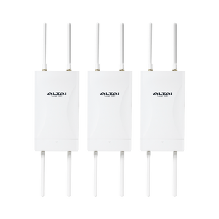 Kit de 3 Puntos de Acceso WiFi 6 y PTMP Omnidireccional, Doble Banda Simultanea en 2.4 y 5 GHz, Hasta 300 m de Cobertura WiFi, Hasta 2.976 Gbps, Hasta 256 Usuarios Concurrentes, Administración en Nube Gratis con INSIGHTS