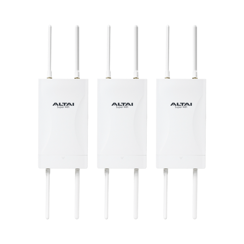 Kit de 3 Puntos de Acceso WiFi 6 y PTMP Omnidireccional, Doble Banda Simultanea en 2.4 y 5 GHz, Hasta 300 m de Cobertura WiFi, Hasta 2.976 Gbps, Hasta 256 Usuarios Concurrentes, Administración en Nube Gratis con INSIGHTS
