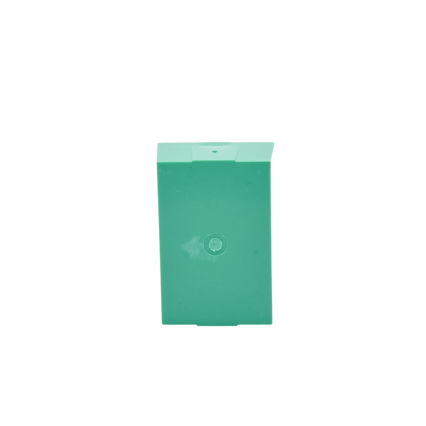 Caja trasera de montaje color verde para estaciones de parada STOPPER