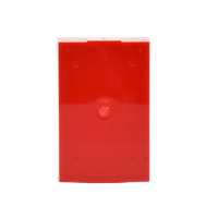 Caja trasera de montaje color rojo para estaciones de parada STOPPER