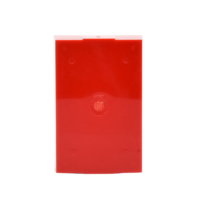 Caja trasera de montaje color rojo para estaciones de parada STOPPER