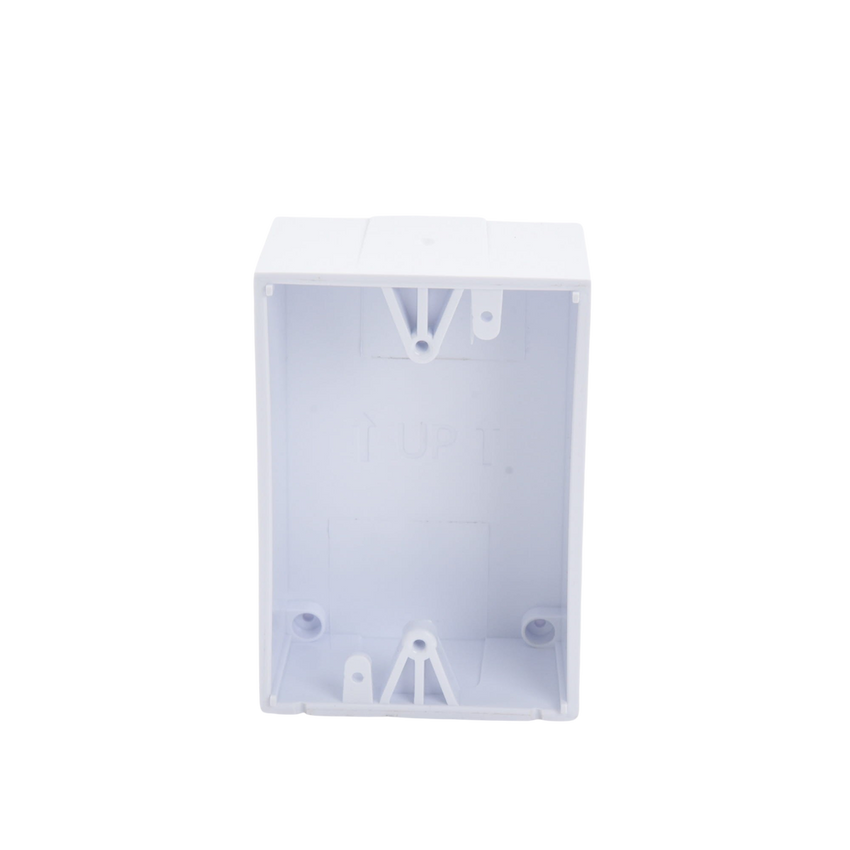 Caja trasera de montaje color blanco para Estaciones de Parada STOPPER