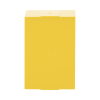 Caja trasera de montaje color amarillo para estaciones de parada STOPPER