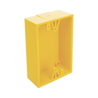 Caja trasera de montaje color amarillo para estaciones de parada STOPPER