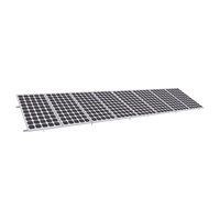 Montaje para Panel Solar, Riel "8" de 5400mm para Módulos de 550 a 660w con Espesor de 35mm, Velocidad de Viento Máx. 136km/h (20° a 45°)